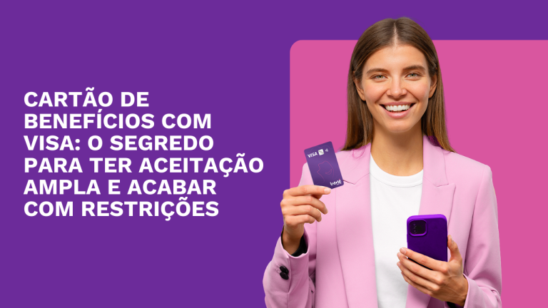 Cartão de Benefícios com Visa: O Segredo para Ter Aceitação Ampla e Acabar com Restrições. A Benê é o melhor cartão multibenefício corporativo, com bandeira Visa e aceitação ampla na vida real.