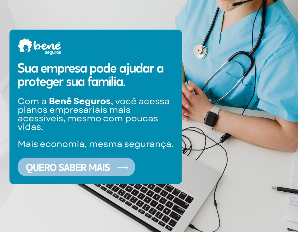 Benê - Cartão Flexível de Benefícios Corporativos A Benê Seguros facilita a contratação de planos de saúde, odontológico e de vida para empresas, com custo acessível e soluções a partir de 2 vidas. Seguro saúde nas melhores operadoras do Brasil. Consultoria de benefícios corporativos completa para sua empresa.