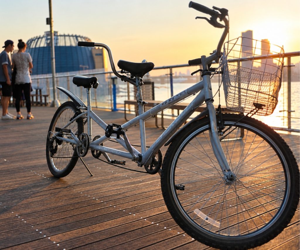 Tandem bike: entenda como funciona essa bicicleta dupla. Contrate já um seguro bike da Benê e pedale com mais tranquilidade, contando com atendimento especializado e contratação rápida pelo WhatsApp.